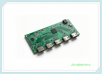 JX-HDMI4KX4_4K视频分配器主板HDMI信号1进4出4K分配器主板1路HDMI信源分割成四个显示单元并环出