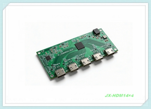 JX-HDMI4KX4_4K视频分配器主板HDMI信号1进4出4K分配器主板1路HDMI信源分割成四个显示单元并环出