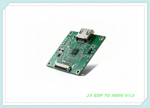 JX-EDP-TO-HDM
标准HDMI信号输出
30pinEDP FPC座输入
EDP输入: 分辨率1920*1080px
HDMI输出: 分辨率1920*1080px
EDP转HDMI输出方案适用：监控，广告，楼宇，数字标牌等场景