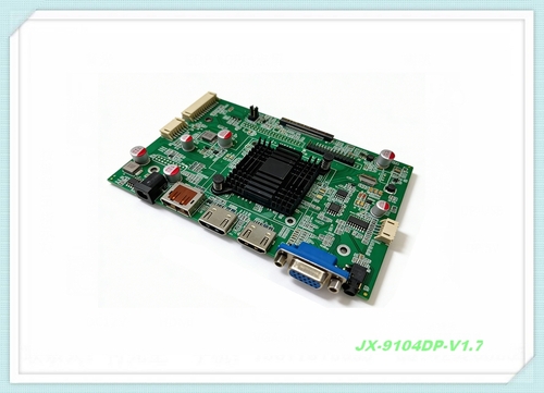 JX-9104DP-4k LVDS信号V-BY-ONE输出 DP+HDMI+VGA+USB输入 4K液晶AD板
