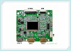 JX-2556PD-EDP 薄款便携显示器驱动板 EDP驱动板 2路MINI HDMI+Type-C 供电