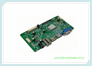 JX-6190-2UHVGA V1.0 双路HDMI+双路USB多媒体输入接口 LVDS信号4K显示驱动板 | 晶心石英技术
